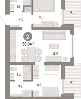 Фото квартиры на продажу (2)