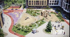 1-к квартира, строящийся дом, 36м2, 23/25 этаж