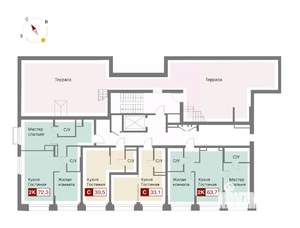 2-к квартира, вторичка, 63м2, 5/8 этаж