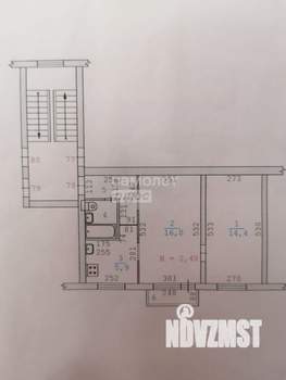 2-к квартира, вторичка, 44м2, 4/5 этаж