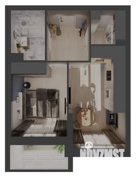 1-к квартира, вторичка, 40м2, 8/24 этаж