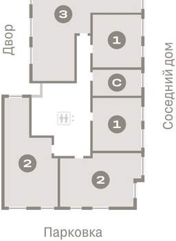 1-к квартира, вторичка, 39м2, 3/9 этаж