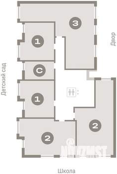 3-к квартира, вторичка, 90м2, 7/9 этаж