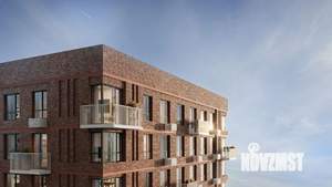 2-к квартира, строящийся дом, 29м2, 21/25 этаж