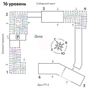 2-к квартира, вторичка, 35м2, 16/32 этаж