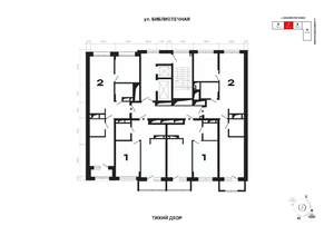 1-к квартира, вторичка, 44м2, 13/25 этаж