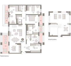 3-к квартира, вторичка, 230м2, 9/24 этаж