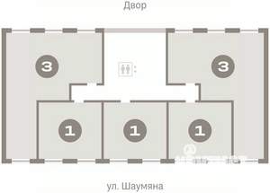 1-к квартира, вторичка, 37м2, 4/7 этаж