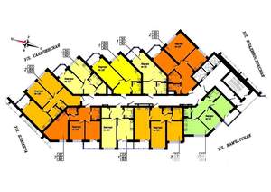 2-к квартира, вторичка, 70м2, 3/24 этаж