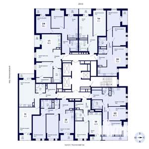 2-к квартира, вторичка, 73м2, 9/18 этаж