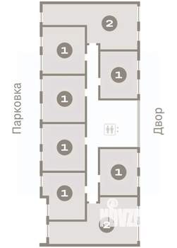 1-к квартира, вторичка, 35м2, 7/9 этаж