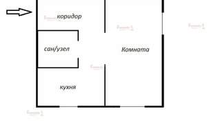 1-к квартира, вторичка, 30м2, 2/5 этаж