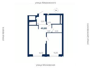 1-к квартира, вторичка, 46м2, 6/29 этаж