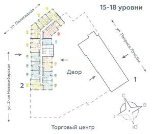 1-к квартира, вторичка, 35м2, 16/24 этаж