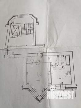 1-к квартира, вторичка, 45м2, 9/9 этаж
