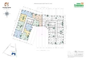 3-к квартира, сданный дом, 80м2, 13/17 этаж