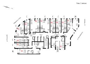 2-к квартира, строящийся дом, 76м2, 5/25 этаж