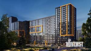 1-к квартира, строящийся дом, 34м2, 6/24 этаж