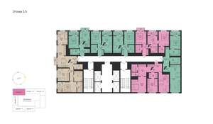 1-к квартира, вторичка, 56м2, 3/31 этаж