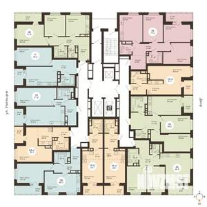 3-к квартира, сданный дом, 79м2, 16/25 этаж