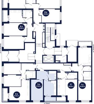 1-к квартира, сданный дом, 38м2, 1/21 этаж