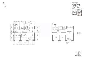 2-к квартира, вторичка, 65м2, 13/26 этаж