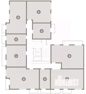 2-к квартира, вторичка, 53м2, 5/9 этаж