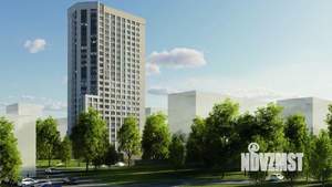 1-к квартира, строящийся дом, 38м2, 11/25 этаж