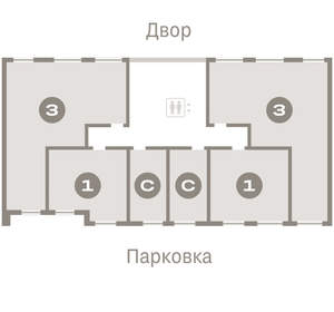 1-к квартира, вторичка, 39м2, 5/9 этаж