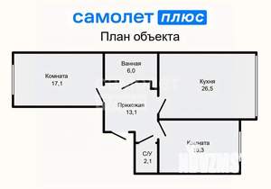 3-к квартира, вторичка, 84м2, 2/28 этаж