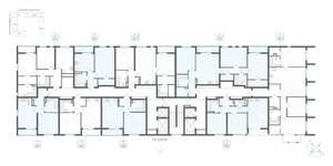 1-к квартира, вторичка, 43м2, 19/32 этаж