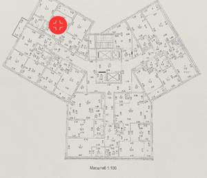 2-к квартира, вторичка, 57м2, 5/25 этаж