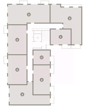 2-к квартира, вторичка, 86м2, 7/9 этаж