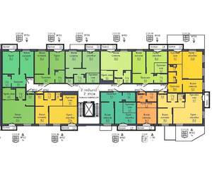 2-к квартира, строящийся дом, 60м2, 4/9 этаж
