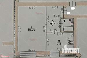 1-к квартира, вторичка, 45м2, 2/12 этаж