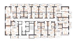 2-к квартира, вторичка, 52м2, 21/21 этаж