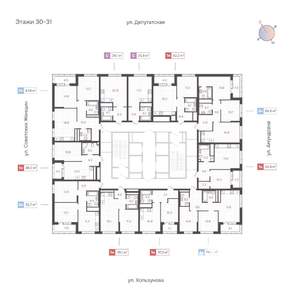 1-к квартира, вторичка, 38м2, 31/31 этаж