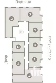 1-к квартира, вторичка, 39м2, 8/9 этаж