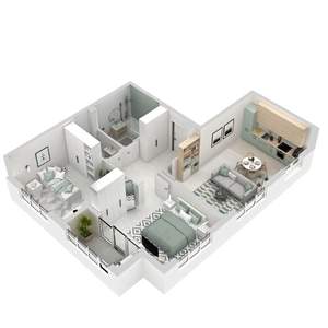 2-к квартира, вторичка, 65м2, 21/31 этаж