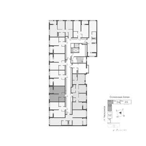 1-к квартира, вторичка, 34м2, 13/13 этаж