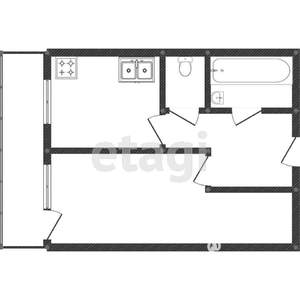 1-к квартира, вторичка, 33м2, 7/10 этаж