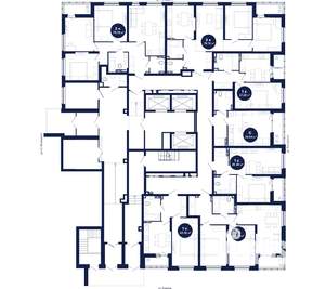 3-к квартира, сданный дом, 71м2, 1/21 этаж