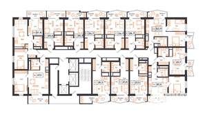 1-к квартира, вторичка, 38м2, 17/21 этаж