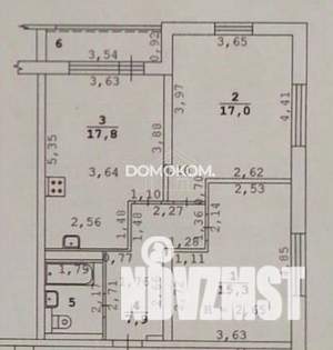 2-к квартира, вторичка, 62м2, 2/25 этаж