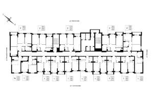 1-к квартира, вторичка, 39м2, 7/24 этаж