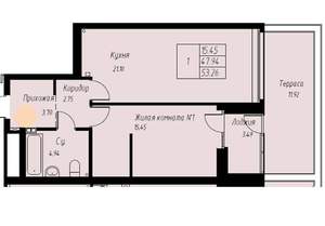 2-к квартира, вторичка, 63м2, 3/35 этаж