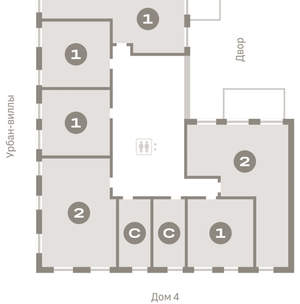 1-к квартира, вторичка, 75м2, 2/16 этаж