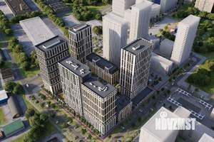 1-к квартира, строящийся дом, 37м2, 4/25 этаж