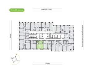 1-к квартира, вторичка, 37м2, 23/24 этаж