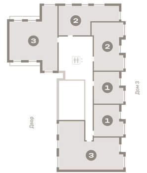 2-к квартира, вторичка, 62м2, 9/9 этаж